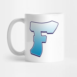 F - Blue Mug